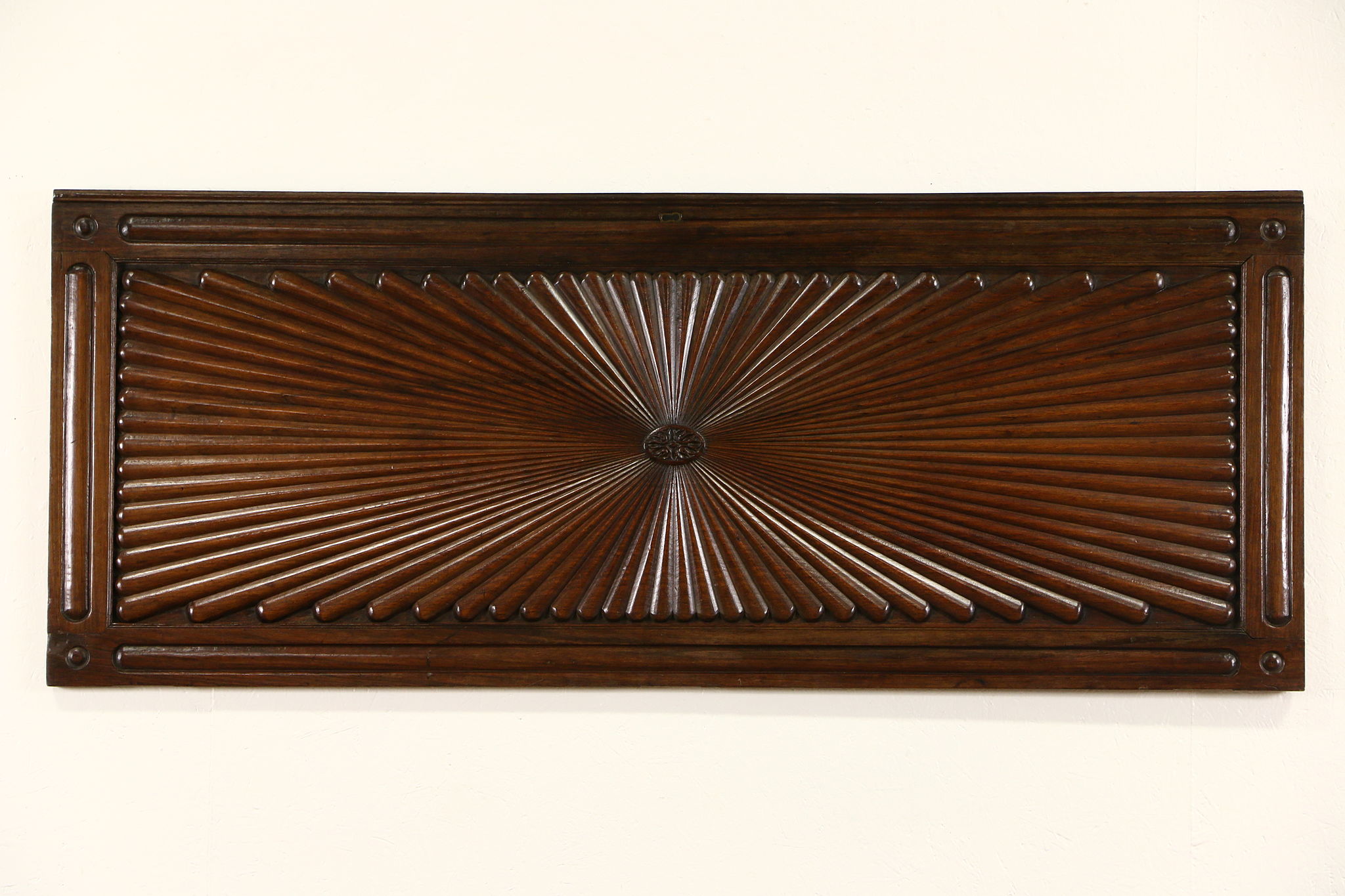 Sold Architectural Salvage 1880 Antique Oak Door Headboard
