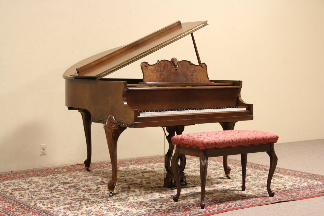 Vintage baby grand sales piano