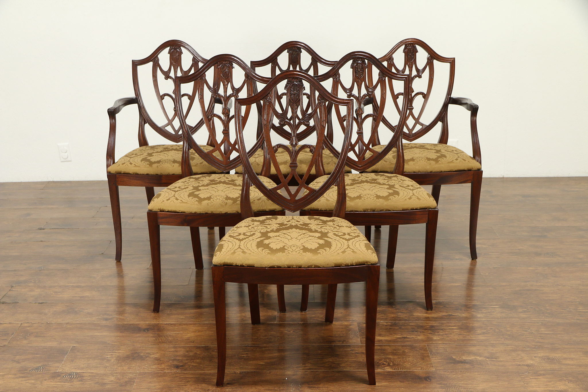 Antique Shield Back Dining Chairs | Dining Chairs