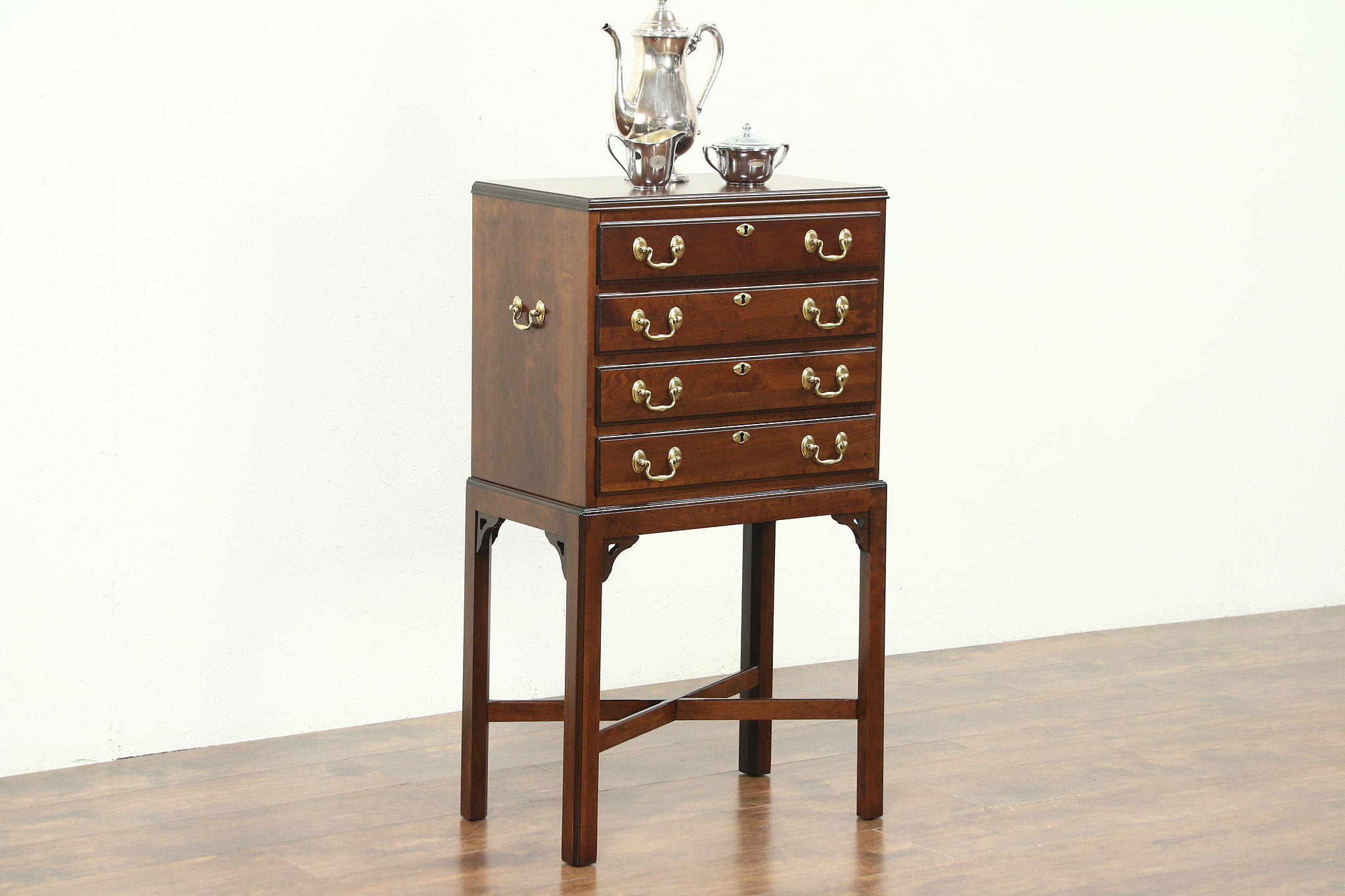 Sold Cherry Traditional Silver Or Collector Chest Vintage Ethan