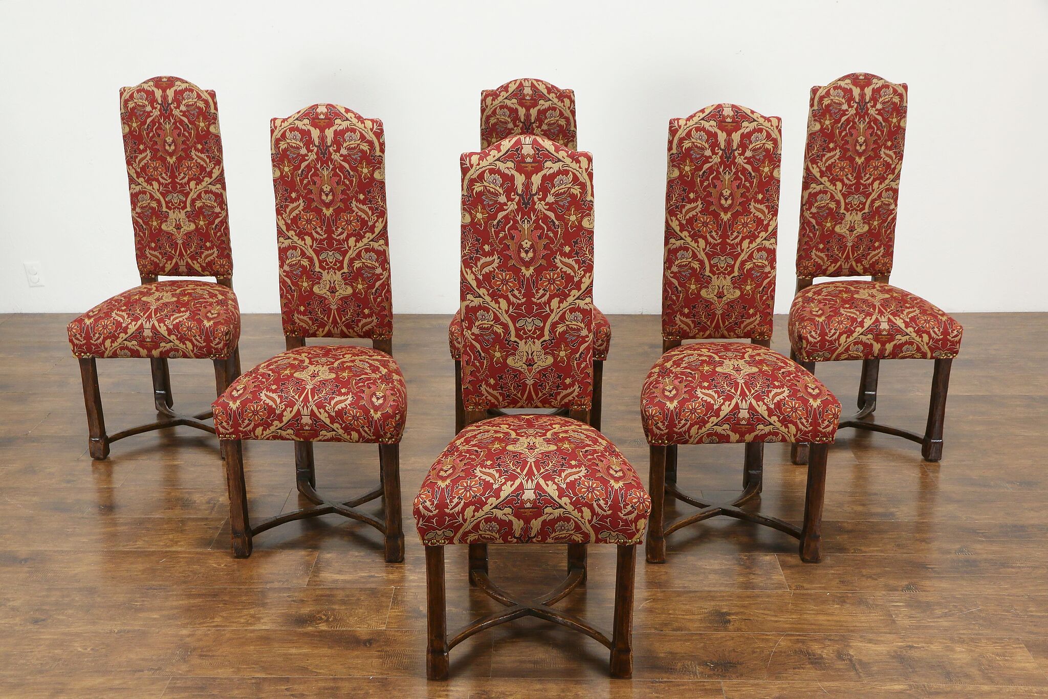 Spanish revival top dining chairs