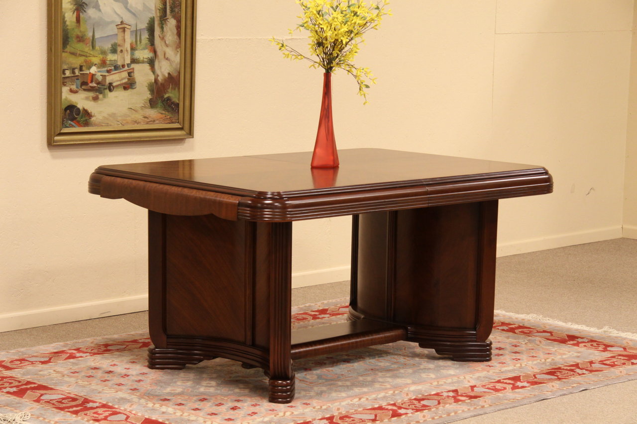 Art deco waterfall dining room set hotsell