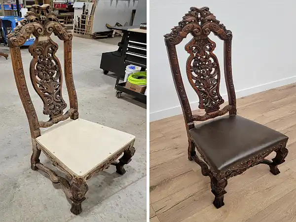 restored antique chairs