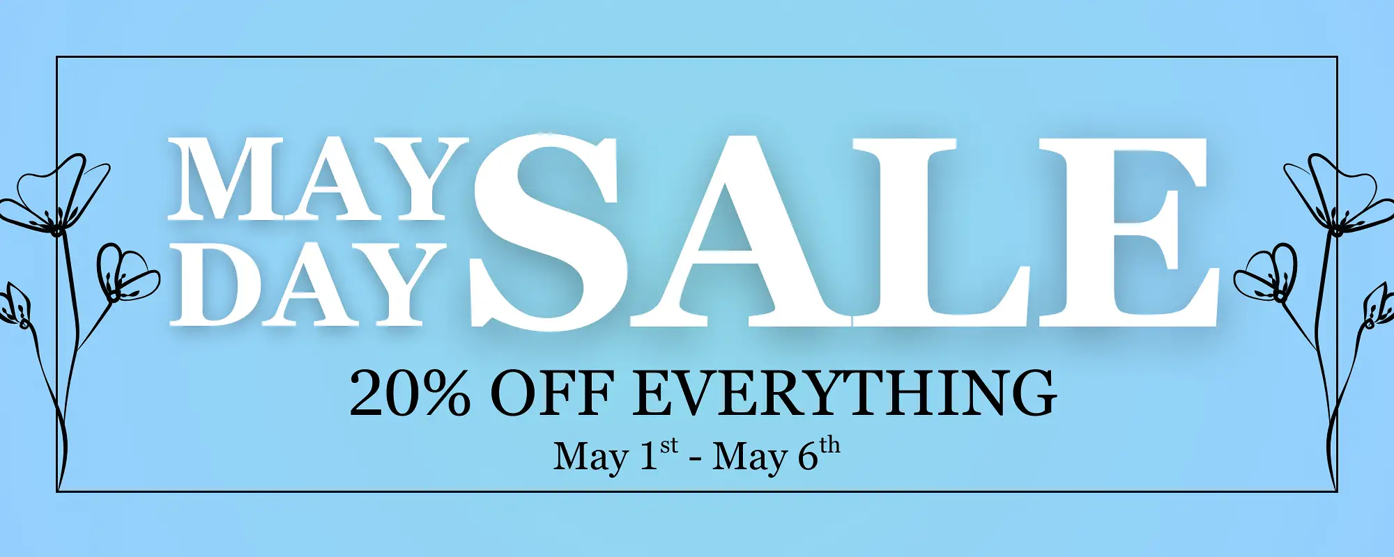 may day sale