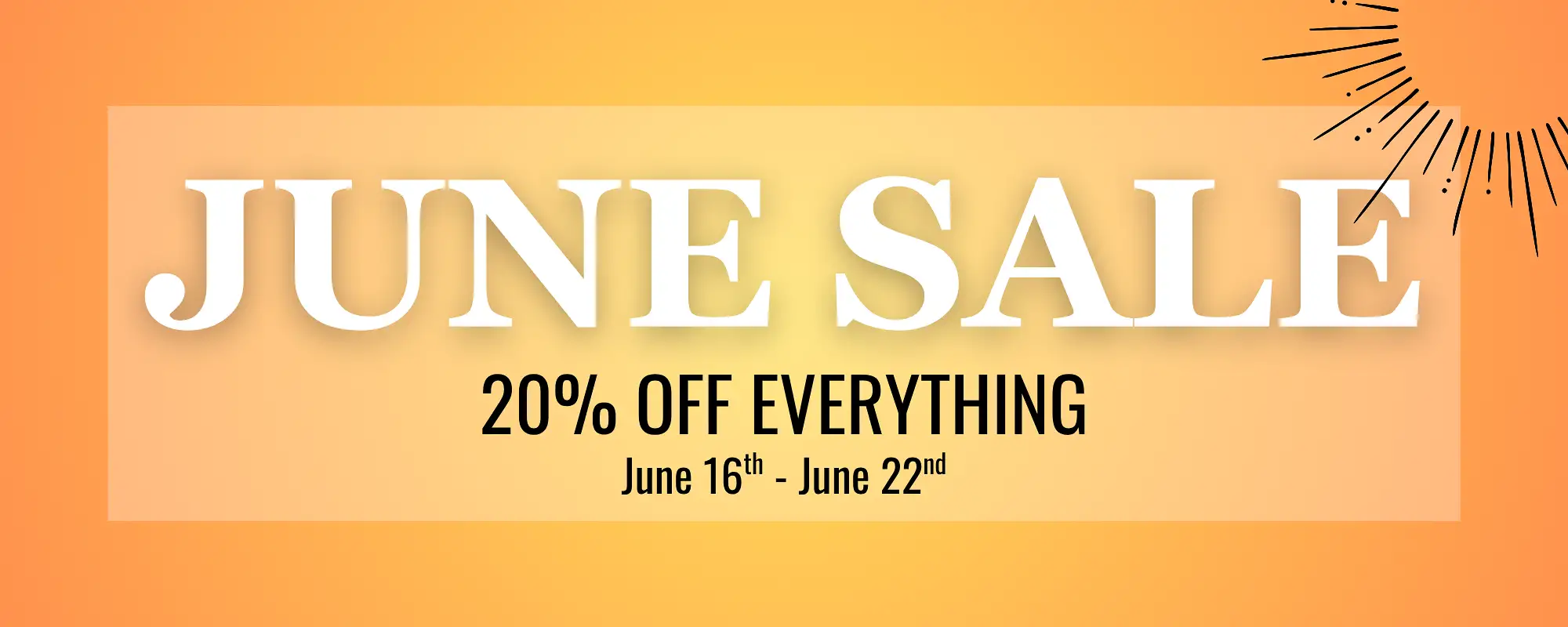 june sale