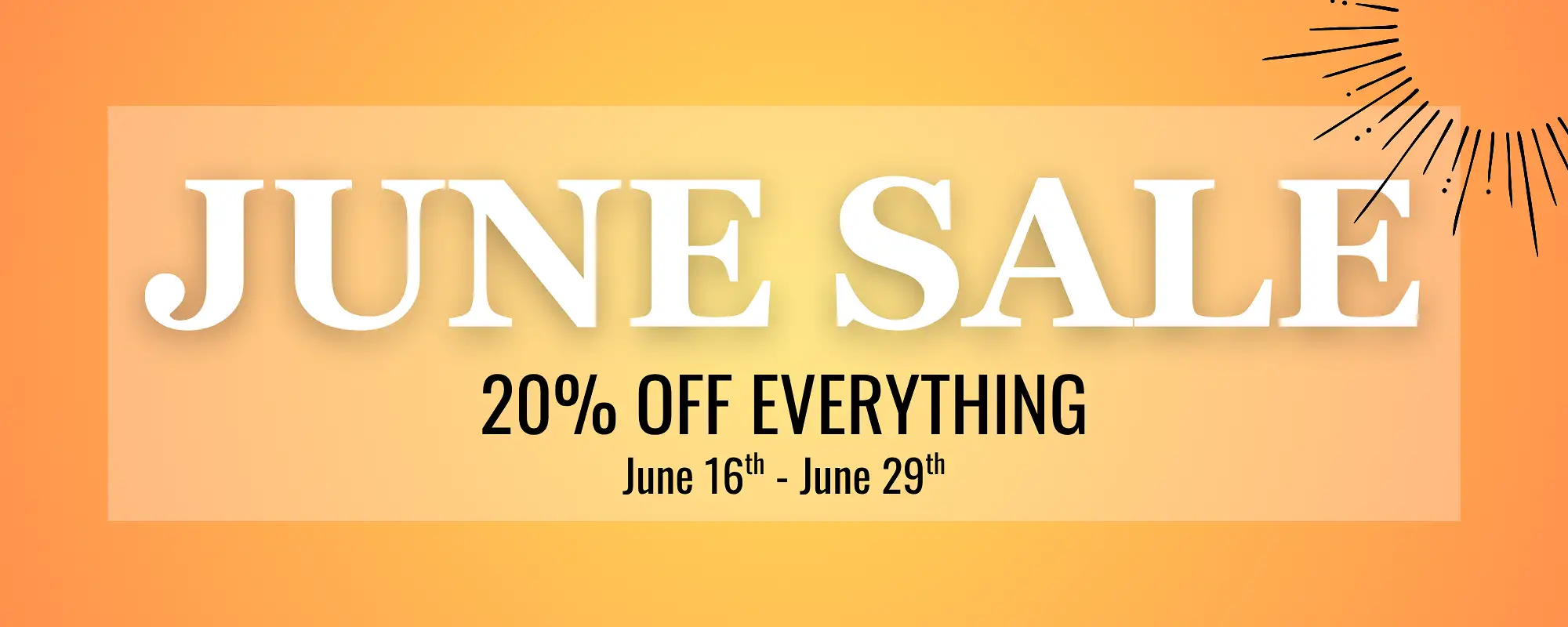 june sale
