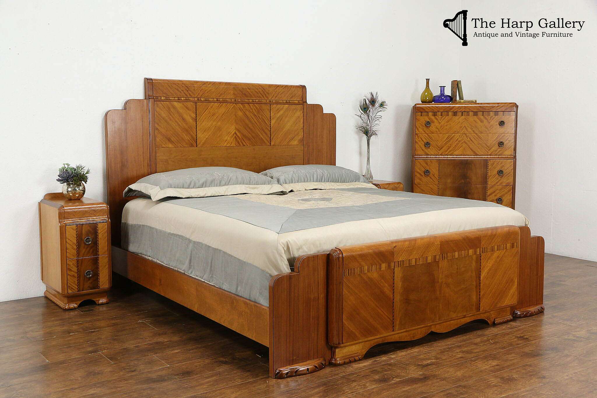 Converting an Antique Bed to a Modern Queen or King Size – Harp Gallery  Antique Furniture Blog