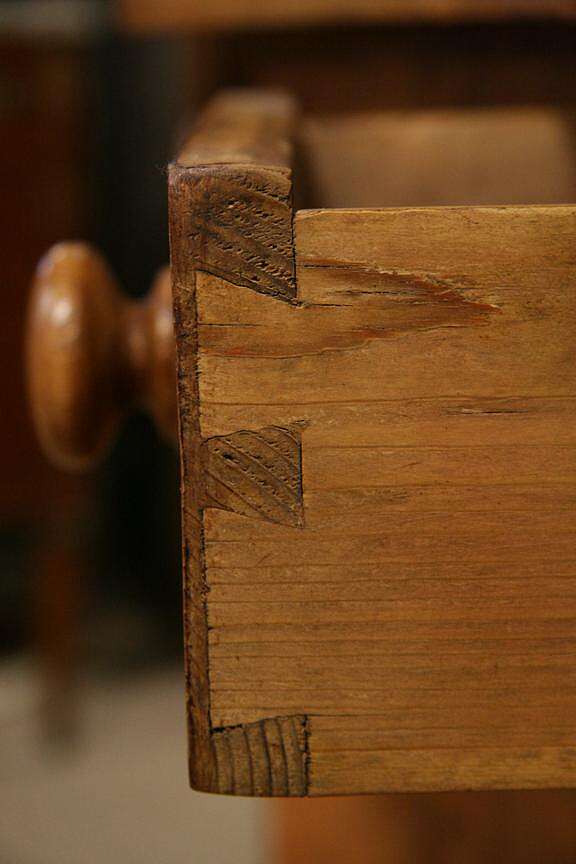Dovetails A Clue for Dating Antiques Harp Gallery Antique Furniture