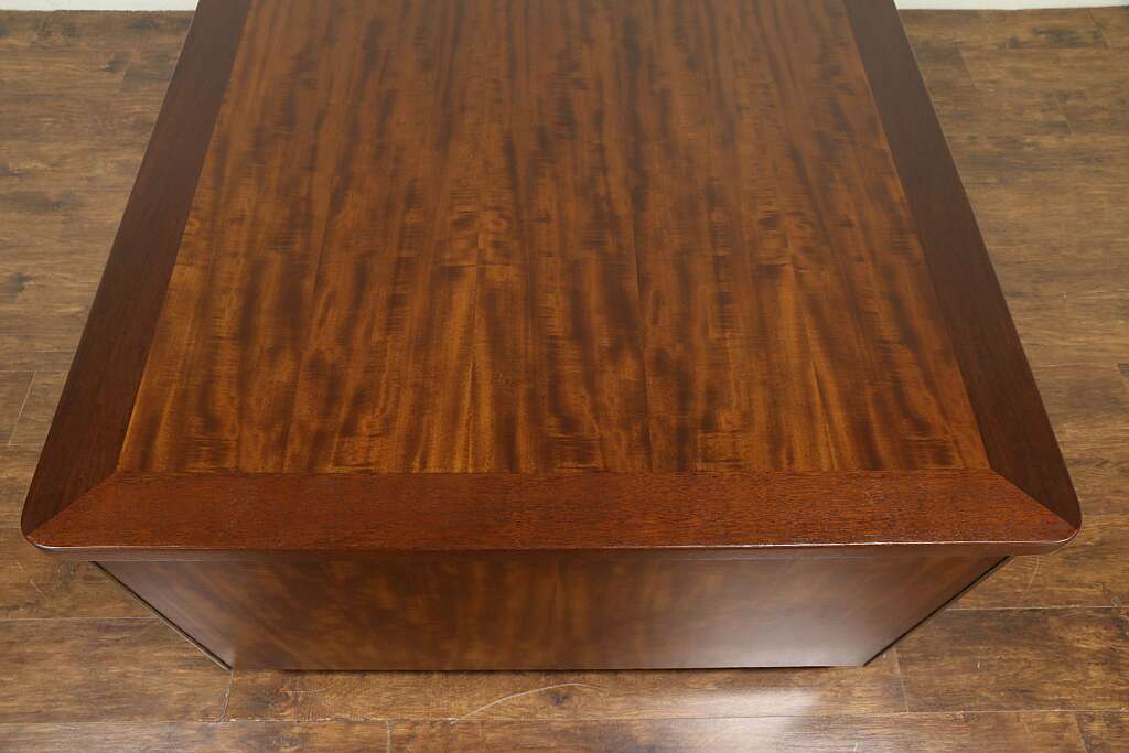 Water-based finish on top of antique desk