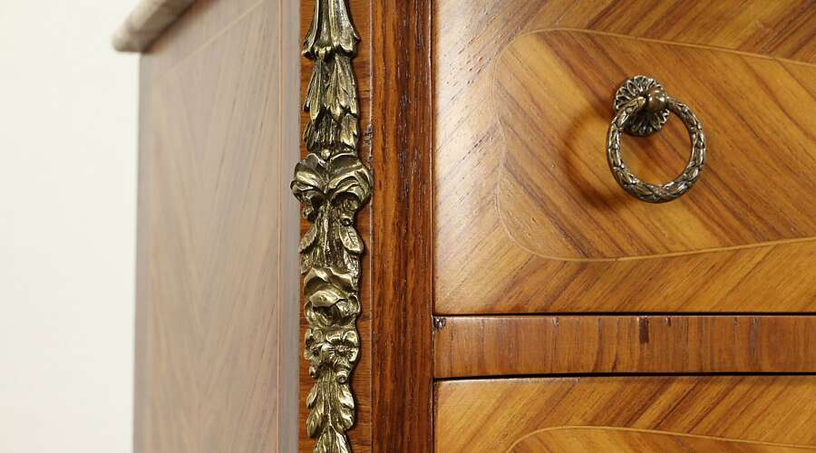 wood finish on drawer