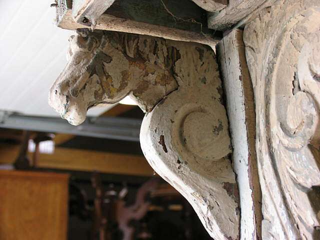 carved horse head