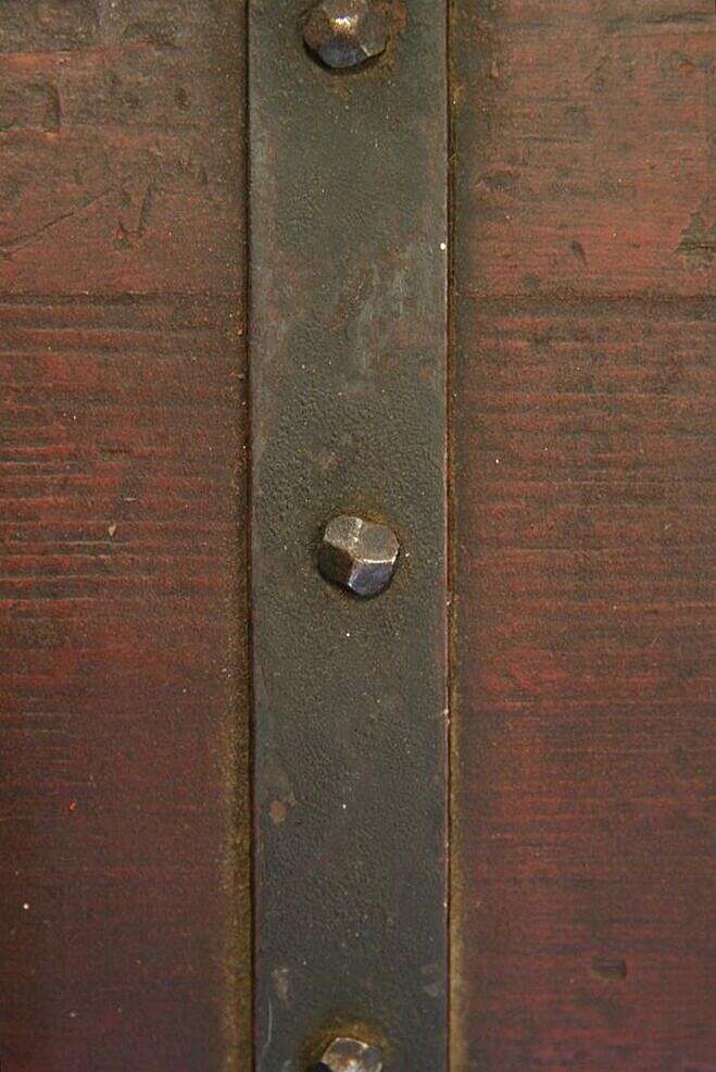 trunk with nails closeup