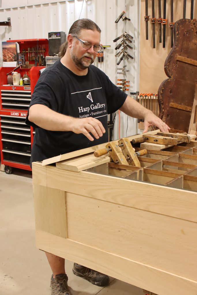 Restoration in the woodshop