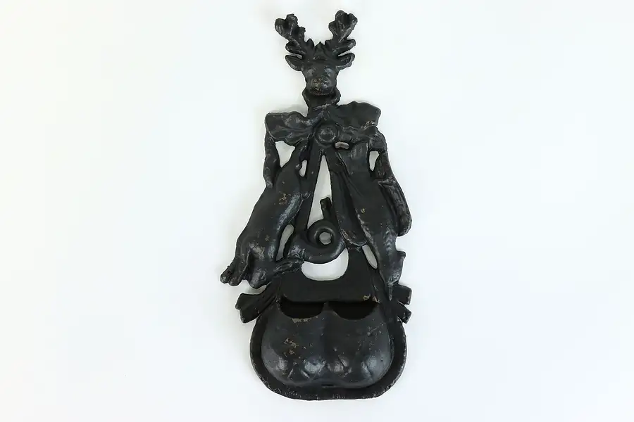 Main image of Farmhouse Antique Cast Iron Hunting & Game Match Holder