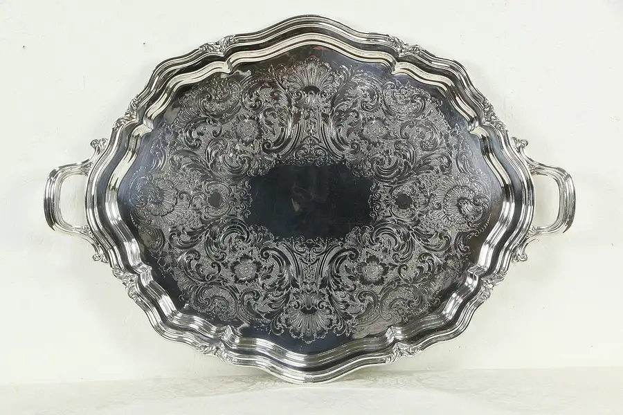 Main image of Winthrop Silverplate Butler or Banquet Serving Tray, Reed & Barton