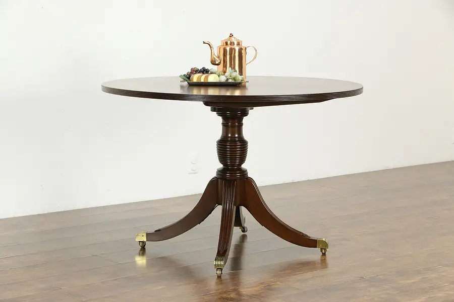Main image of Round Traditional Mahogany Dining, Breakfast or Conference Table, Gulden