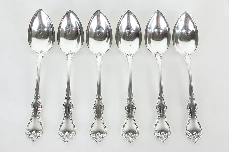 Main image of Towle Debussy Pattern Sterling Silver Set of 6 Grapefruit Spoons