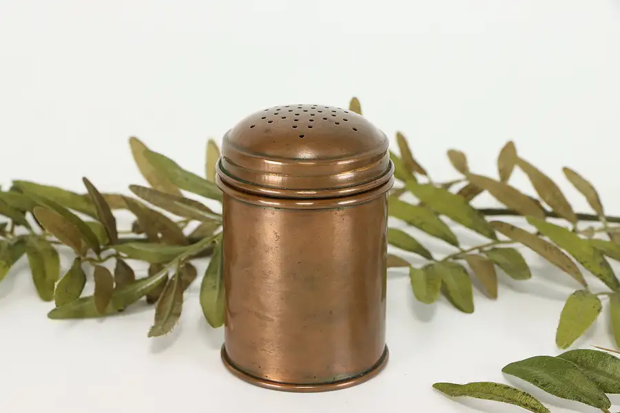 Main image of Farmhouse Antique Copper German Salt Shaker, Kreamer