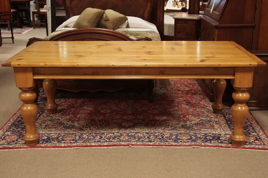 Main image of Country Pine 7' Harvest Dining Table, Milligan