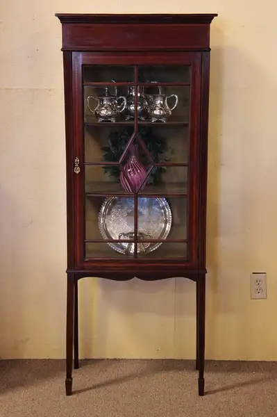 Main image of Georgian Vitrine or Curio Cabinet 1910