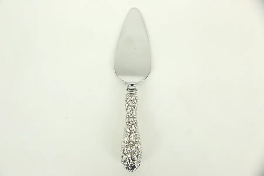Main image of Petit Four or Pastry Server, Repousse Sterling Silver by Kirk Stieff