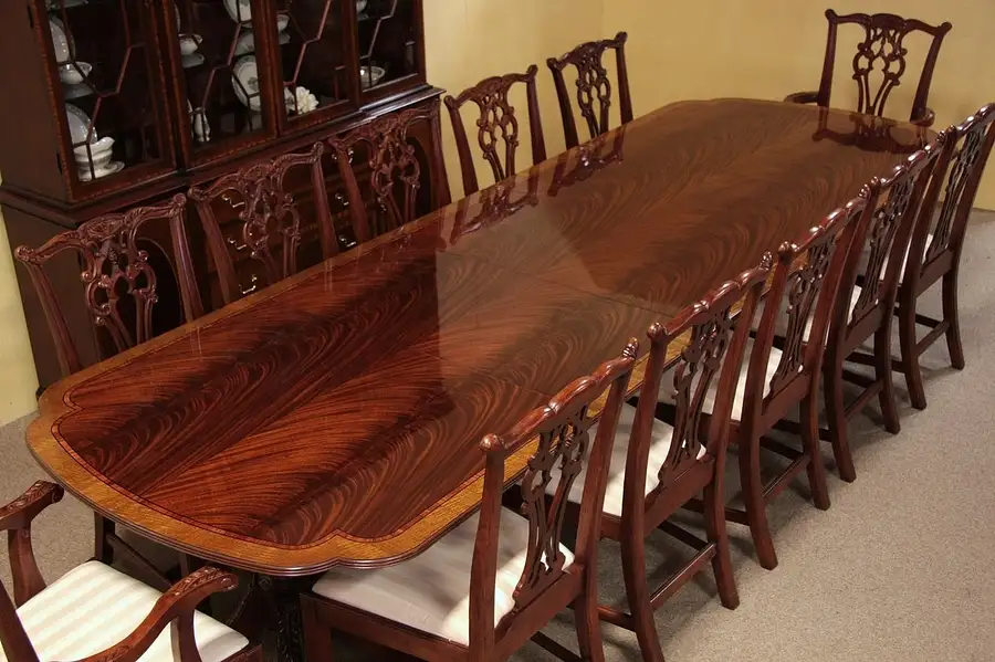 Main image of EJ Victor Mahogany 11' 8" Dining Table