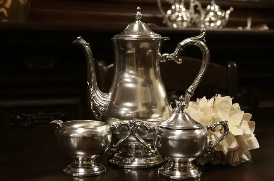 Main image of Rogers 3 Pc. Set Vintage Silverplate Coffee Service