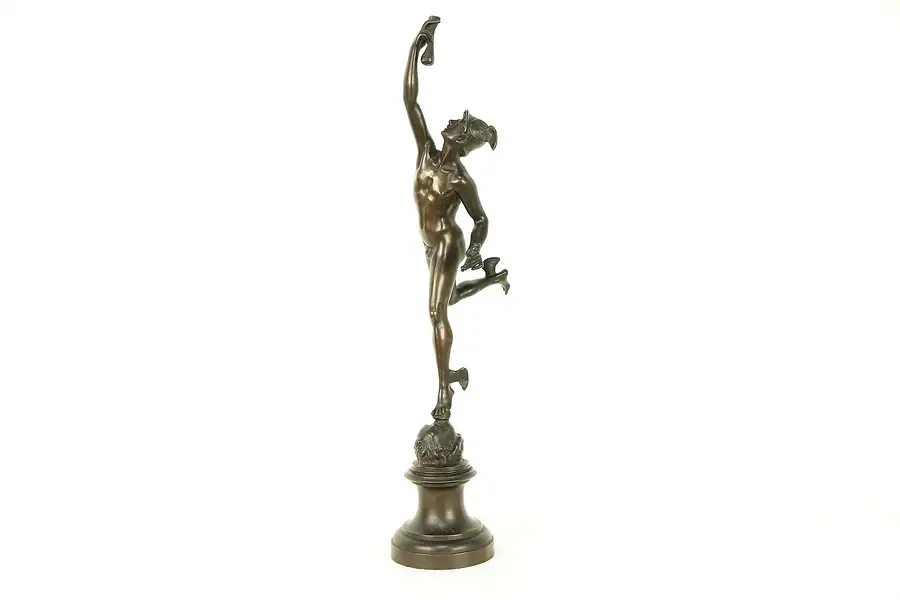 Main image of Mercury Messenger of Gods Bronze Antique Sculpture after Giambologna