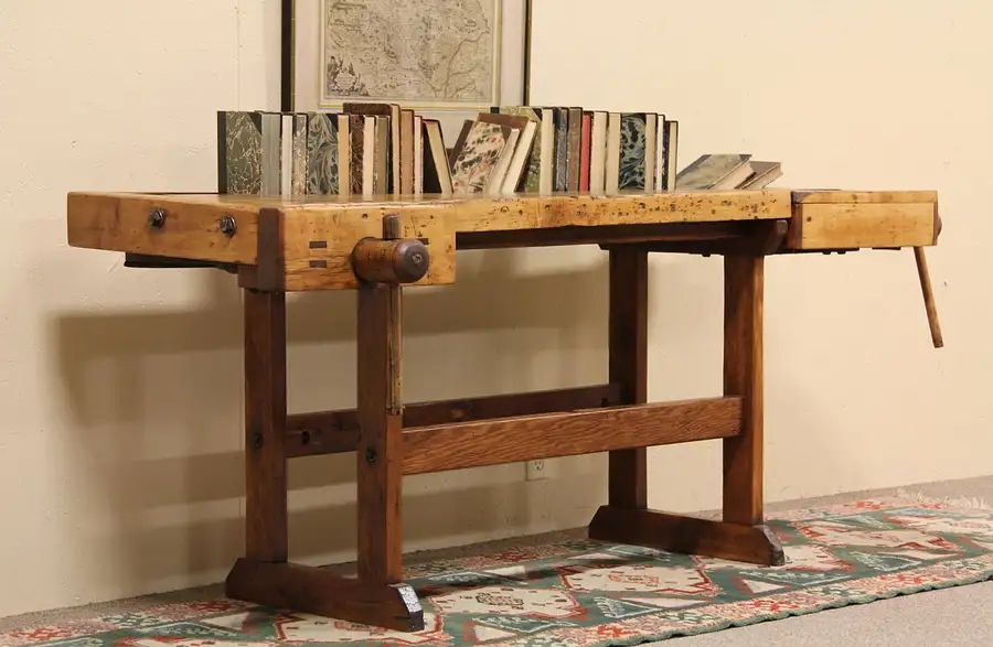 Main image of Country Carpenter's Workbench, Kitchen Island
