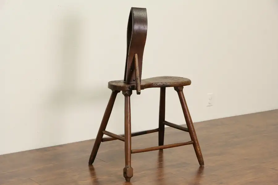 Main image of Horse Harness Maker or Saddler Antique 1900 Work Bench for Leather