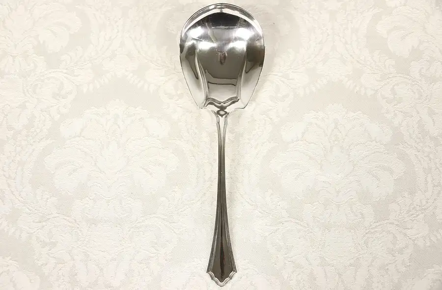 Main image of Sterling Silver 1910 Antique Serving Spoon, Signed J. J. Palmer