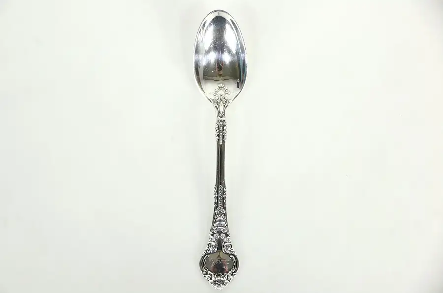 Main image of Sterling Silver Antique Tiny Demitasse Spoon, Signed W