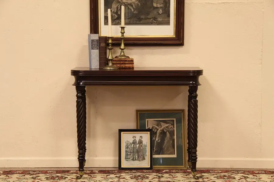 Main image of Sheraton Antique 1825 Console Game Table