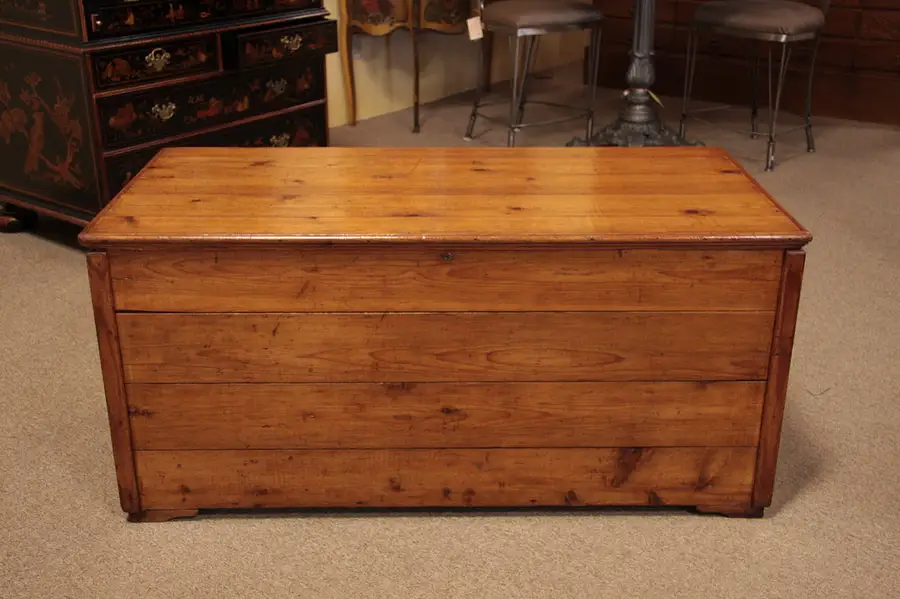 Main image of Rustic Pine Trunk, Blanket Chest, or Coffee Table