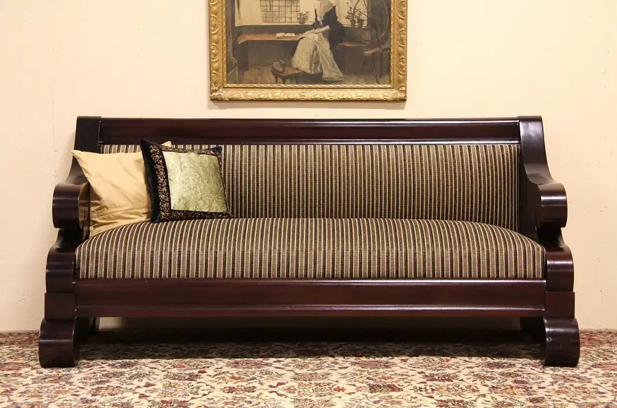 Main image of Empire Antique 1900 Mahogany Sofa
