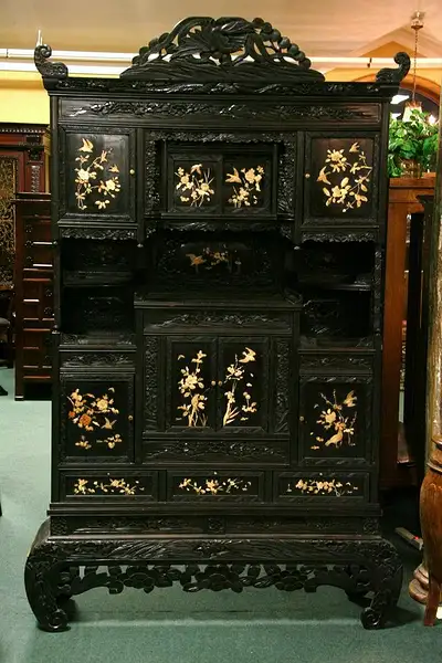 Main image of Japanese Shodana Meiji Display Cabinet