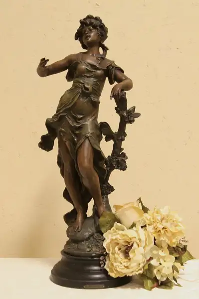 Main image of Chanson or Song Antique 1890 French Moreau Sculpture