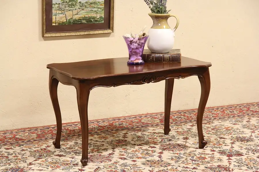 Main image of Carved Italian 1930's Coffee or Cocktail Table