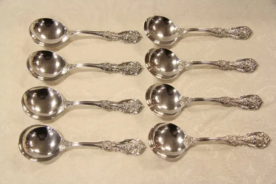 Main image of Francis I Sterling Silver Set of 8 Cream Soup Spoons by Reed & Barton