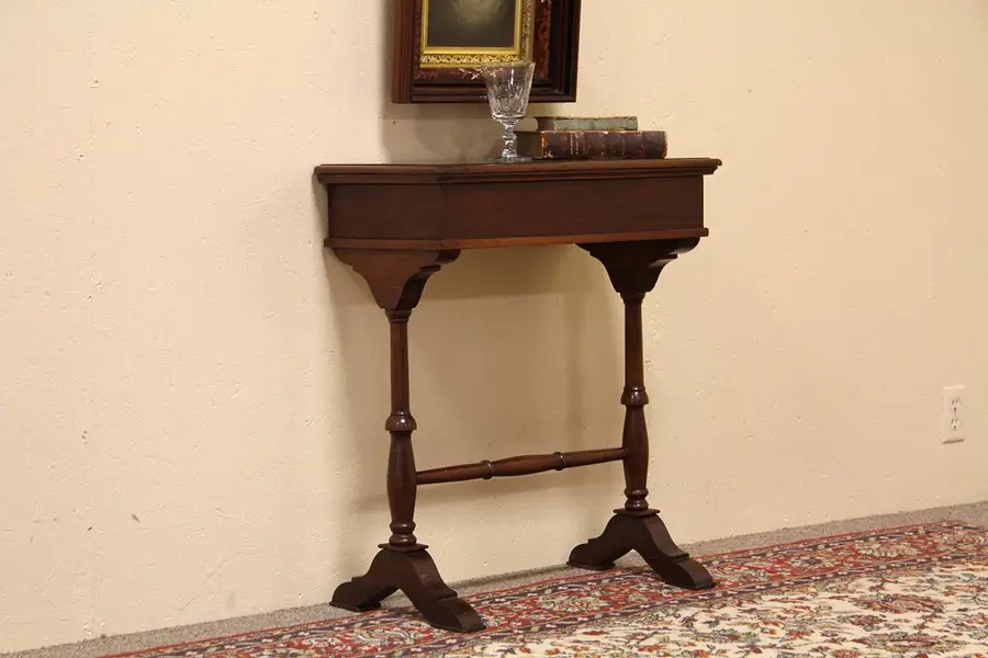 Main image of Victorian Console Chess Game Table