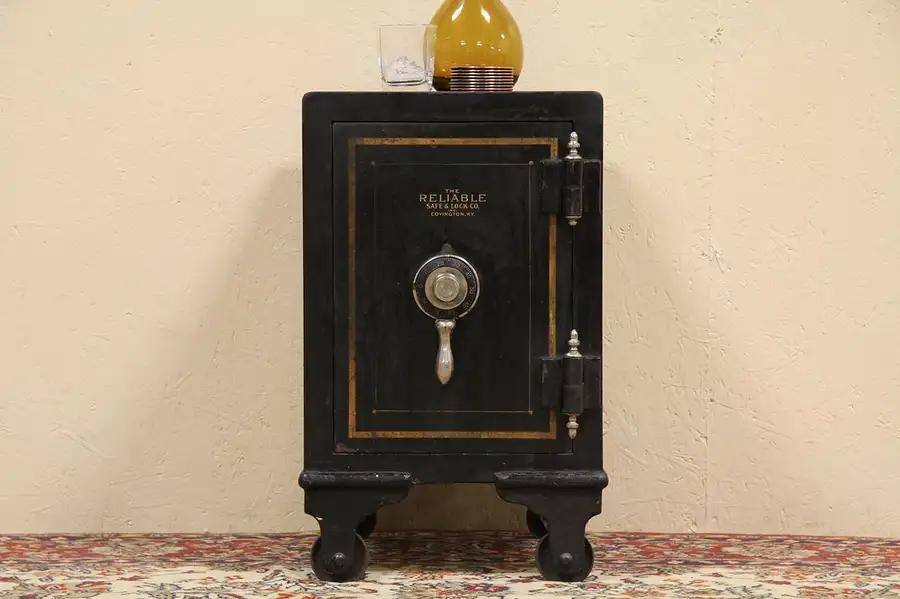 Main image of Reliable Kentucky Antique 1895 Iron Safe