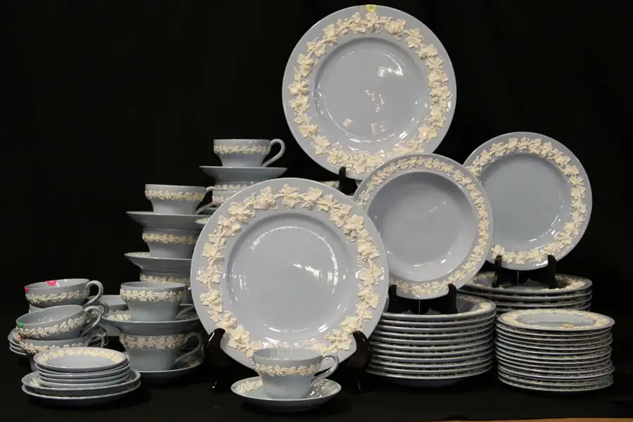 Main image of 111 Pieces of Blue & White Wedgewood Queensware