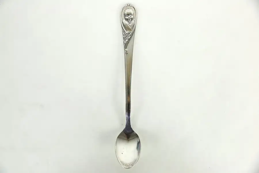 Main image of Silver Plate Baby Spoon, Gerber Winthrop