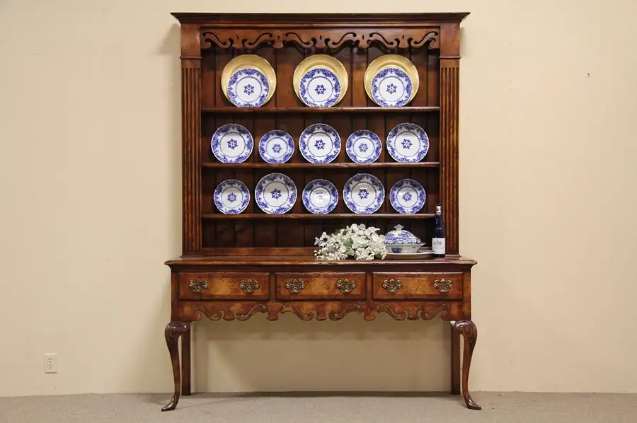 Main image of English Welsh Dresser or Pewter Cupboard
