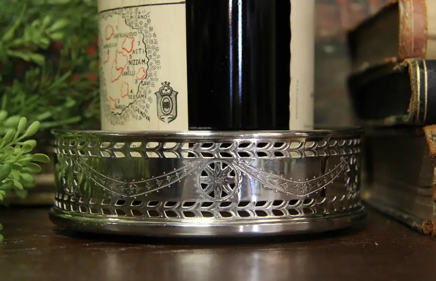 Main image of STIEFF Silverplate Wine Coaster Smithsonian Presidential Collection