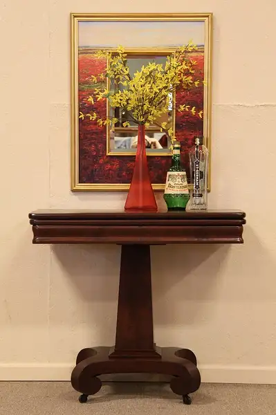 Main image of Empire Mahogany 1840's Fliptop Game Table
