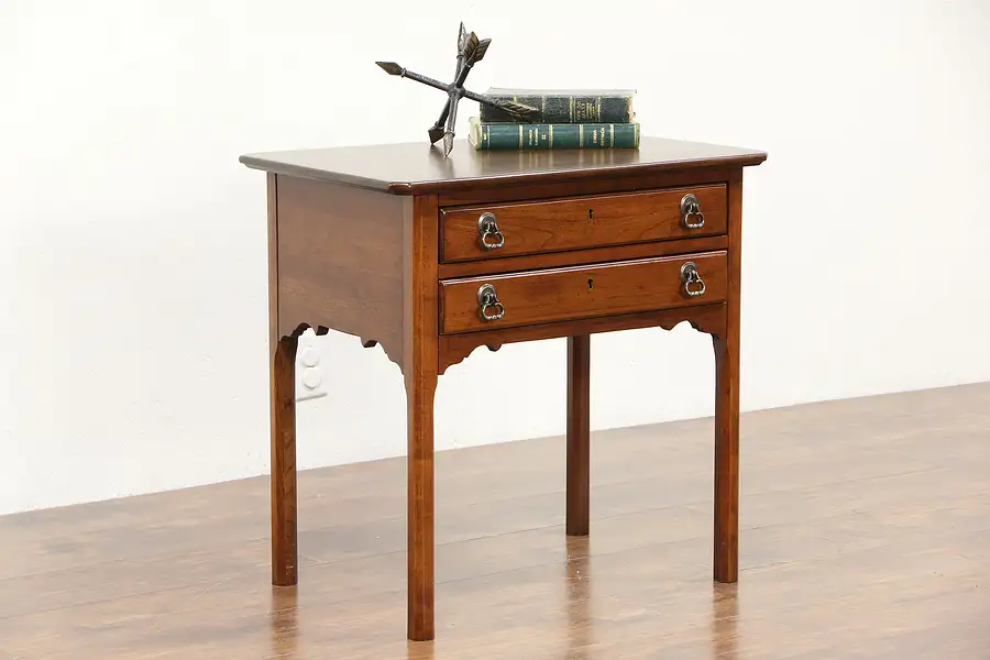 Main image of Cherry Vintage Nightstand, Signed Bob Timberlake for Lexington