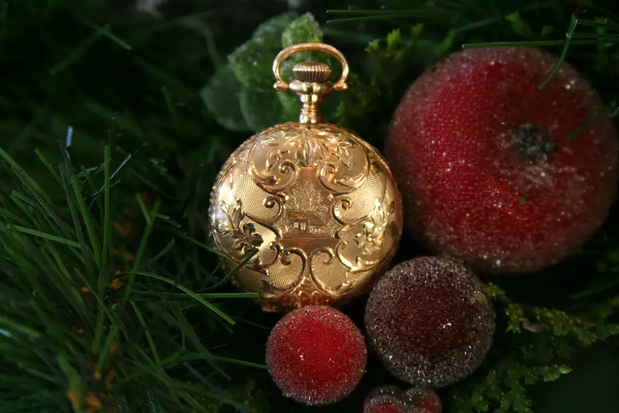Main image of Elgin Lady's 14K Gold 1907 Pocket Watch
