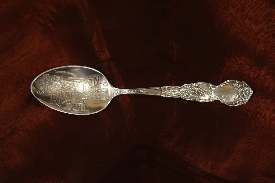 Main image of Appleton WI Lawrence College Sterling Silver Spoon