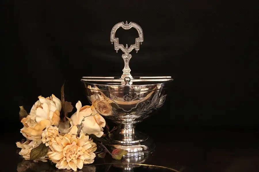 Main image of Victorian Silver Divided Dish with Lids